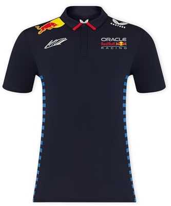 Red Bull Racing Max Verstappen Short Sleeved Polo Shirt 2024 (DE/NL/SE/PL, Alphanumerisch, XXL, Regular, Regular, Night Sky)