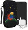 kwmobile Handytasche für Smartphones XL - 6,7/6,8 - Neopren Handy Tasche Hülle Cover Case Schutzhülle - Junge mit Fuchs Gelb Braun Dunkelblau - 17,2 x 8,4 cm Innenmaße