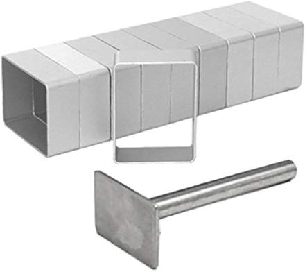 Mabta 10 Stück quadratische rechteckige Ananas-Kuchen-Kuchenform, Keksausstecher, Presse, Keksausstecher