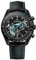 Pagani Design 1779 Luxus Herren Quarzuhr Mond Chronograph Skelett AR Synthetischer Saphir VK63 Uhrwerk Lederband Wasserdicht Sportuhr Full Schwarz, blau