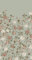 ESTAhome Fototapete Blumenmuster Mintgrün und Altrosa 150 x 279 cm