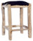 Generisch Barhocker Echtes Ziegenfell und Teak Massivholz,jiangboyue-288810