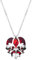 Jewelry Neue 2025 Winx On Club Eraklyon Bloom and 's Heart-Halskette mit rotem Kristallzirkon, luxuriöser Charm-Schmuck für Damen und Herren, für Sie, Schmuck, Modeaccessoires, kreatives Geschenk,