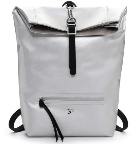 SURI FREY Rucksack mit Laptopfach SFY Lanny Backpack Silver silberfarben