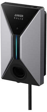 Anker SOLIX V1 Smartes Ladegerät für E-Autos, 22kW Wallbox mit App, WLAN & Bluetooth, dreiphasig, CEE 32A, 400V, 5m Kabel + Halterung, kompatibel mit allen Elektro- und Hybridautos mit Typ-2 Anschluss