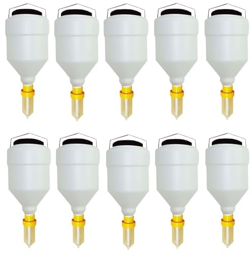 OzcNykt Sauce Sauce Dispenser Hanging, 3.5l/5.5l Empty Ketchup Bottle Sauce Bottle, Capacity and Proof Leak, for Bbq Restaurant Syrup Sauces Mustard 10items-5.5L
