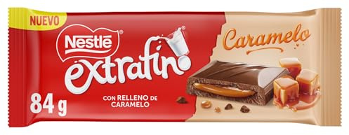 NESTLE EXTRAFINO chocolate con leche y Caramelo 25 tabletas de 84g