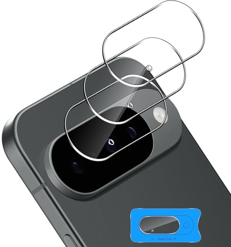 TUTUO Kameraschutz für Google Pixel 10 Kameraschutz für Panzerglas, [3 Stück] Einzeln Kamera Schutzfolie, 9H Härte Anti-Kratzer, Individuelle Ring aus Metall Lins HD Camera Folie