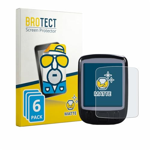 BROTECT Entspiegelungs-Schutzfolie für Fravsiu Bike Computer (6 Stück) Matte Displayschutz-Folie, Anti-Reflex, Anti-Fingerprint
