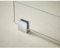 Nuie WRSF001 ǀ Modern Bathroom Wetroom Support Foot and Wall Bracket, 45mm x 45mm x 25mm, Polished Chrome, Silver