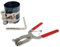 Voche® Piston Ring Compressor Stainless Steel Clamp & Piston Ring Plier Set - 50-125mm Stainless Steel Compressor Clamp