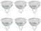 Akynite Deckenstrahler GU5.3 12V LED 3W Neutralweiß 4000K, 120 Grad, 300lm, GU5.3 20W Halogen Ersatz, 50mm AC DC 12V MR16 GU5.3 LED-Einbaustrahler Neutralweiss, nicht dimmbar, 6 Stück