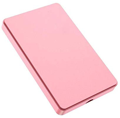 SGJFZD HDD 2.5 1TB Disco Duro Externo Disco Duro 1TB 2TB Dispositivo de Almacenamiento Dispositivo Duro Disco Duro para computadora portátil HD 1 TB USB 3.0 (Capacity : 2TB, Color : Rosado)