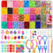 2600+ Rubber Band Kit, DIY Rubber Bands 32 Colors Rubber Bands for Refill Making Kits Accessories with Bead S-Clips Making Set for Kids Christmas Gifts Birthday Party