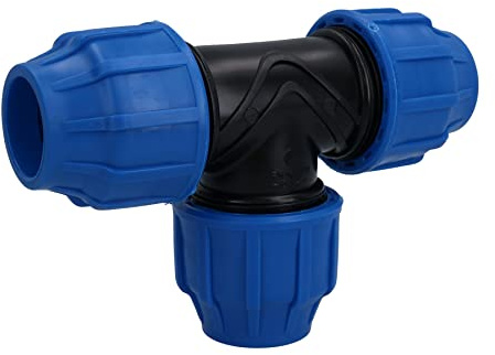 32 x 32 x 32mm MDPE Tee T-Piece Water Pipe Fitting Coupling Connector