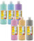 Eberhard Faber 578906 - Fingerfarben EFA Color, 6 Pastell Farben mit je 750 ml, Fingerfarben Kinder ungiftig