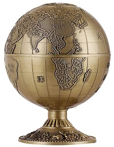 Retro aleación Globo mondadientes Titular contenedor Mesa hogar Palillos Caja de Almacenamiento dispensador de Palillos (A como se Muestra)