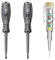 3 modelli, cacciavite a penna a prova di induzione, penna elettrica a doppia luce colore, penna elettrica tester di tensione, circuito scanalato avvitatore a percussione