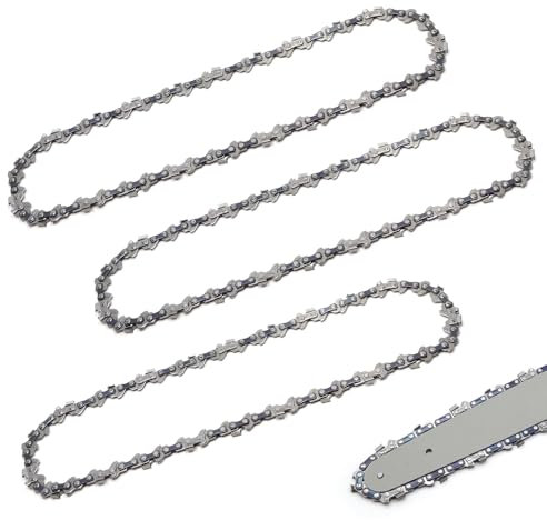 KtbeYTi 3 Pezzi Catena per Motosega 8 Pollici 45TG Mini Catena Motosega Catena di Ricambio per Motosega per Frese di Rami Nel Giardino