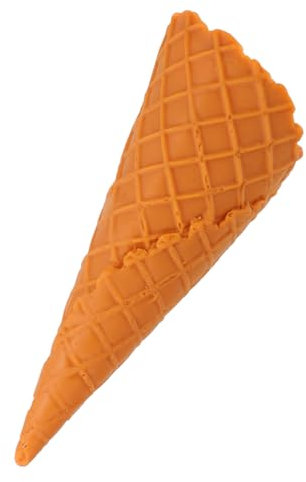 KITANDOVE Knuspriger Eiscreme-Modell simulierte Eistüten Eiscreme-Requisite Spielset schokoladenfarbe küchendekoration Eistüte Partydekoration Partei Anbieter PVC Chocolate