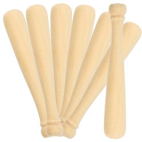Angoily 20 Stück Bastelarbeiten für Baseballschläger für basteln für bastelmaterial für Jugend Mini-Baseballschläger Baseballschläger selber Machen Handwerksprojekte