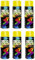 Deco Color 6er Sparpack DC Lackspray glänzend 400ml nach RAL freie Farbauswahl (6 Dosen in zinkgelb glanz RAL 1018)