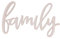 WINOMO Familia Placa de Madera Decoración del hogar 30.5x18x0.4cm