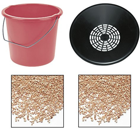 SMARTRELOADER Kit Complète pour Intégrer avec Ton Tumbler, Inclus Le Seau pour la Récolte du Granulé, Le Séparateur de Granulé, 2Kg. de Granulé pour Le Nettoyage et 2kg. de Granulé pour Le Polissage