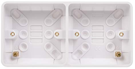 Schneider Electric Lisse Dual Surface Pattress, 25 mm