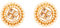 Touchstone Desire Royal Mughal Runde Form Kundan Look Faux Perlen Brautschmuck Ohrringe für Damen Goldton