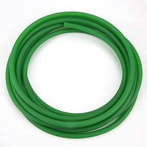 Akozon Cinghia di Trasmissione Cinghia Rotonda in Poliuretano PU con Superficie Ruvida Verde per Trasmissione(8mm*5m)