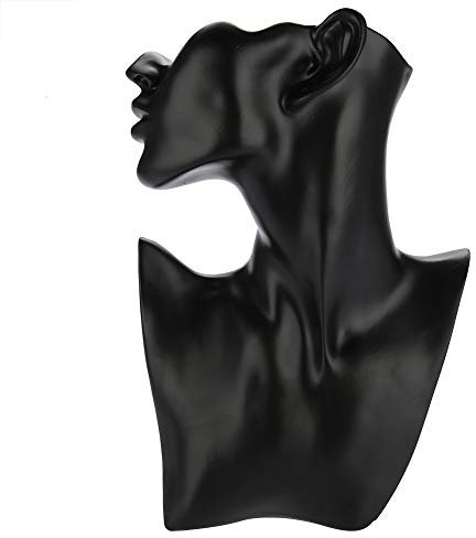 2 Farben Schmuckständer Schmuckhalter für Ohrringe Anhänger Halskette, Anhänger Ohrring Schmuck Display Rack Fehlschlag Ständer, Schmuckzubehör Schmuckdisplay Schmuckaufsteller(Schwarz)