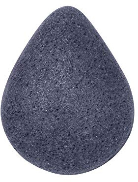 REVLON Konjac Sponge Charcoal - Facial Cleansing, Exfoliation - Round - Rubber - Black