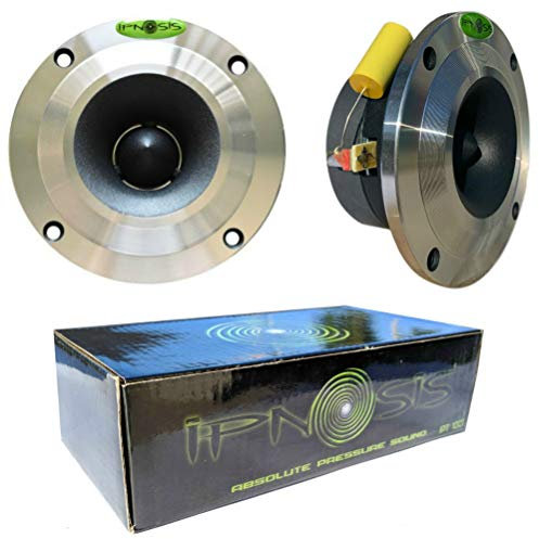 2 TWEETER IPNOSIS IPT1001 100 watt rms e 200 watt max da 10,00 cm di diametro 4 sensibilità 101 db profondità 4,00 cm uso spl, a coppia