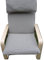 Kissen für Schaukelstuhl Typ Pello oder Poang IKEA. Hergestellt aus hochwertigem Polsterstoff. Sitz 57 x 50 Rücken 57 x 70, 8 cm dick (Dunkelgrau)