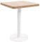 vidaXL Bistrotisch für 2 Personen Bartisch Bartresen Stehtisch Tresentisch Esstisch Tisch Küchentisch Partytisch Hellbraun 60x60cm MDF