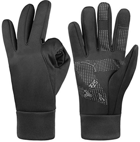 Riloer Winter Motorradhandschuhe Street Bike Vollfinger Motorradhandschuhe Motorrad Motocross Sporthandschuhe Touch Recognition Warm Wasserdichte Moto Handschuhe M