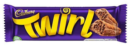 Cadbury Twirl Milk Chocolate Bar - Pack of 48 x 43G