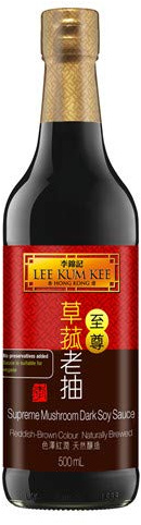LKK Salsa di soia scura ai funghi supremi, 500 ml