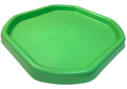 Easy Shopping® COLOUR LARGE/SMALL PLASTIC MIXING TRAY SAND WATER PLAY_BUILDER EQUIMENT Toy Sand Pool Pit Water Game Garden Beach MADE IN UK (Lime Green, Small)