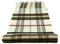 TigerTie Designer Schal in weiss cremebeige braun grau rot schwarz kariert - Stoff Cashmink - made in Germany