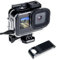 GEPULY Skeleton Case Side Open Housing Protective Case with Aluminum USB Pass Through Door Cover for GoPro Hero 9 10 11 12 13 Black-Charging Camera Without Removing Housing Case Wire Attachable