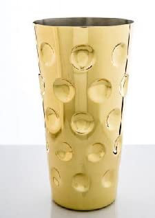 Beschdstoff Dubbeglas Gral Pfälzer Dubbebecher aus Edelstahl/Kupfer/Gold/Silber/Stahl 0,5 Liter (Gold)