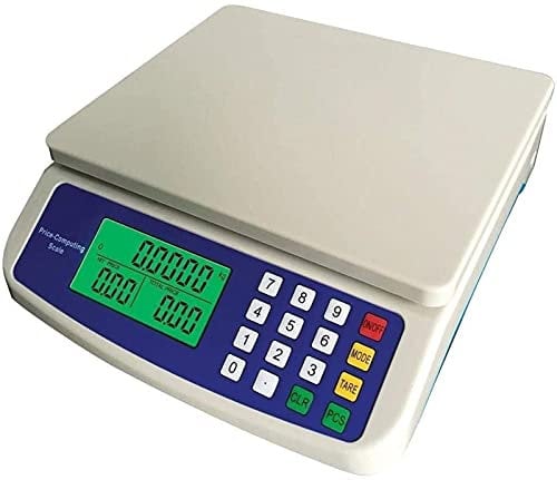 ZGJYSP Bilance da Cucina digitali,Ultime bilance da Cucina digitali da 30 kg/1 g,bilance di precisione digitali LCD con calcolo elettronico dei Prezzi Bilancia Commerciale