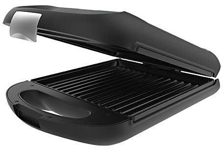 Cecotec 03201 Rock'n Toast Family Grill Sandwichmaker, Edelstahl Kunststoff, Schwarz/Grau