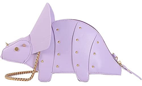 Casiler Crossbody Bag Niedliche Dinosaurier -formumhängetasche Frauen Pu Leder Nieten Geldbeutel Messenger Bag Handtaschen Für Mädchen