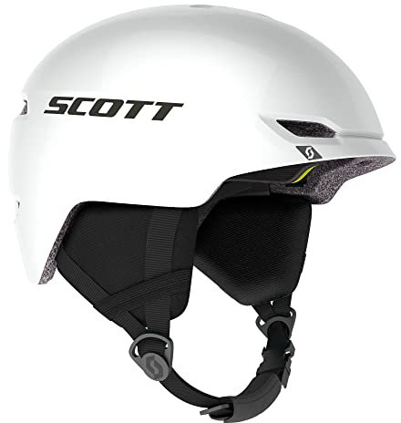 Scott Junior Keeper 2 Plus Helmet Weiß - Vielseitiger Kinder MIPS Ski- und Snowboardhelm, Größe M - Farbe White