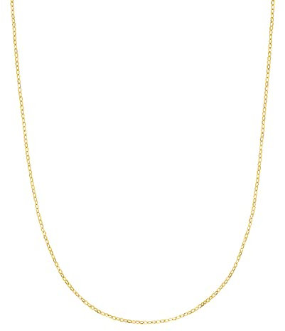 Amor Collier Unisex Damen Herren Halsschmuck, 45 cm, Gold, Kommt in Schmuck Geschenk Box, 2014534
