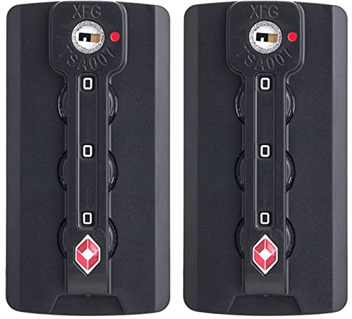 TSA 007 bagagli sicuri 3 cifre combinazione serratura valigia borsa codice lucchetto riparazione YF-S050 #