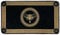 Badezimmerteppich Badematte Duschmatte Badvorleger Duschvorleger griechisches Amphore Mäander Muster in schwarz gold - rutschfest waschbar Fussbodenheizung geeignet- 50x90 cm, Design2: Amphore